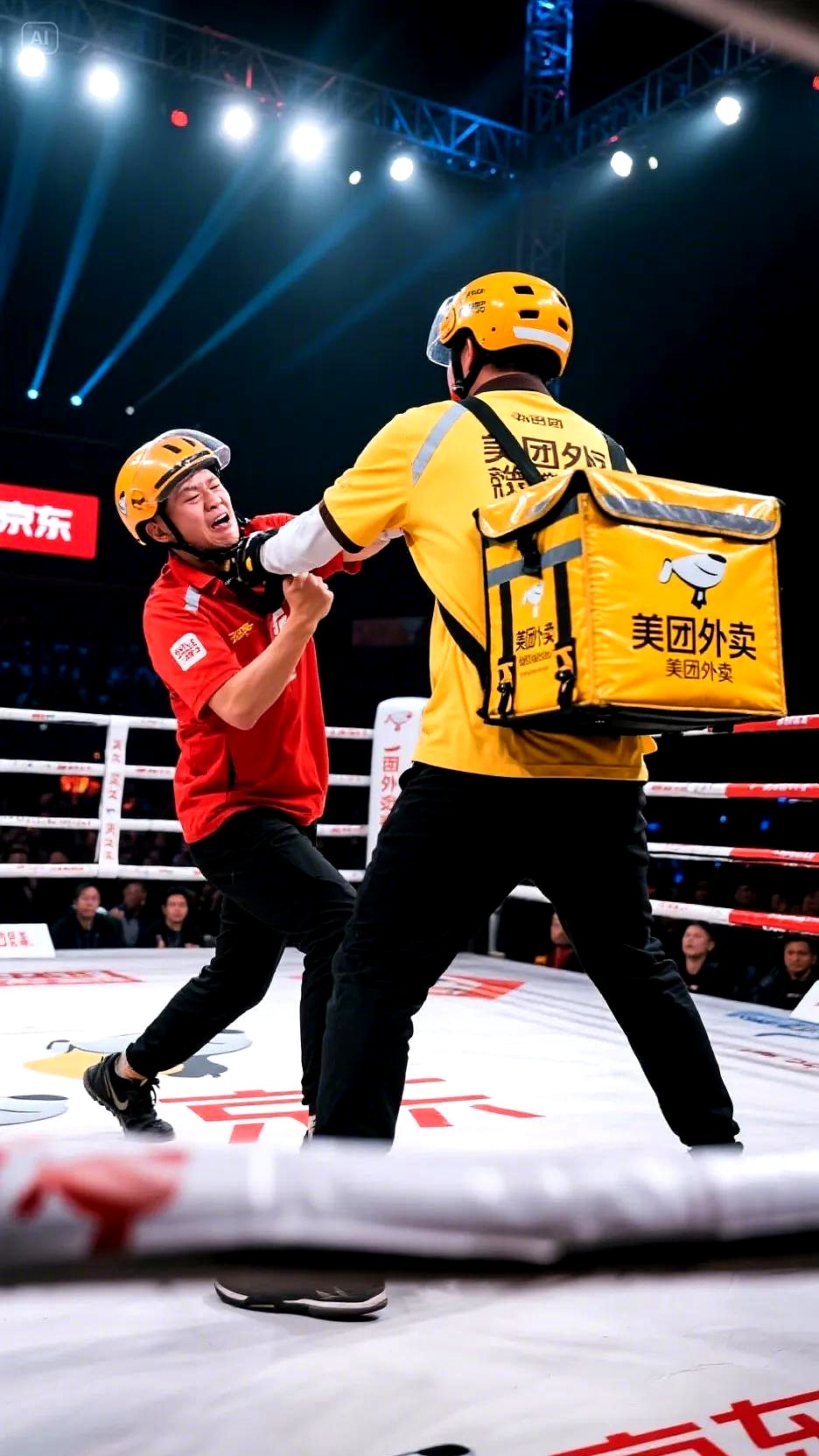 震撼现场：选手全力以赴集中精神互喊加油的简单介绍